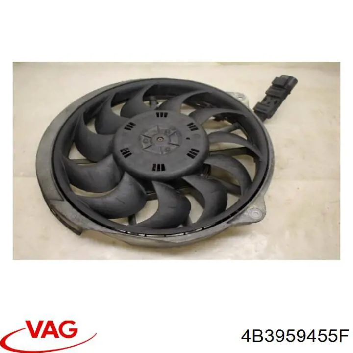 Купити 4B3959455F VAG Вентилятор/крильчатка радіатора охолодження, правий