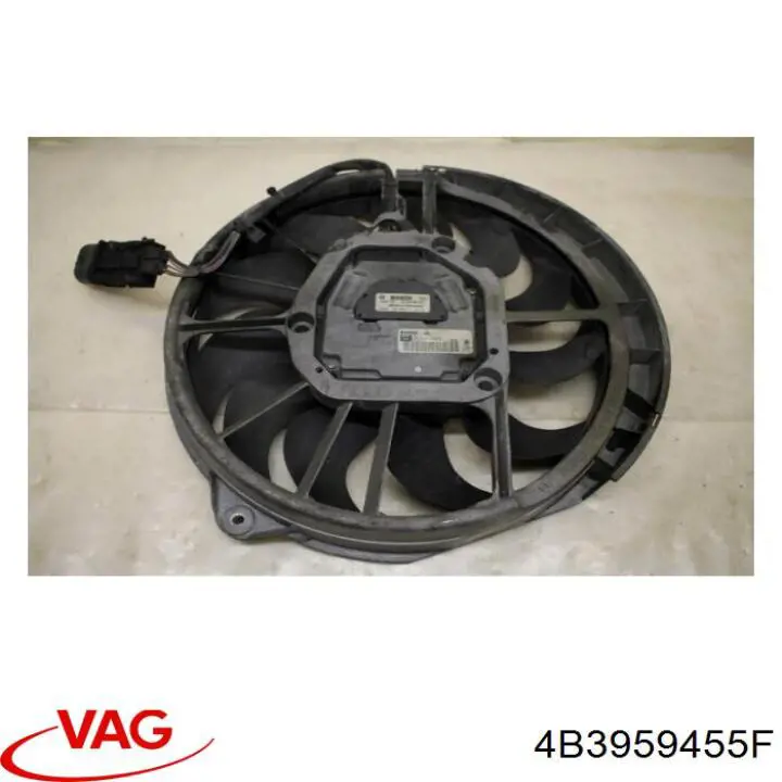 4B3959455F VAG Вентилятор кондиціонера, правий
