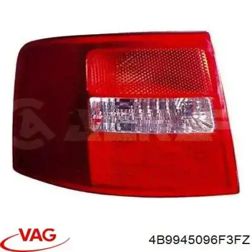 Задні ліхтарі VAG 4B9945096F3FZ ціна, від 38.01 USD