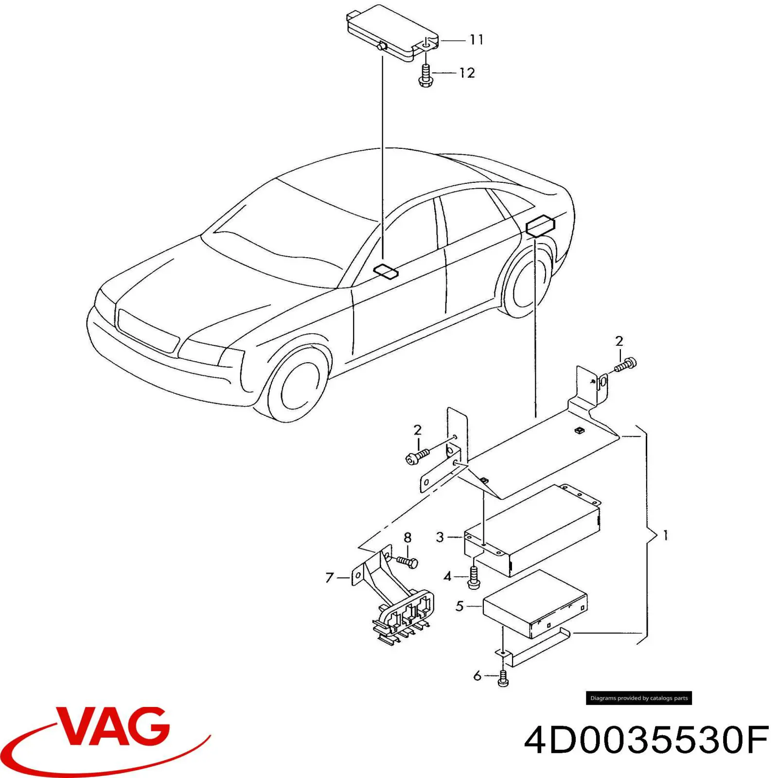  VAG 4D0035530F ціна, від 24.18 USD