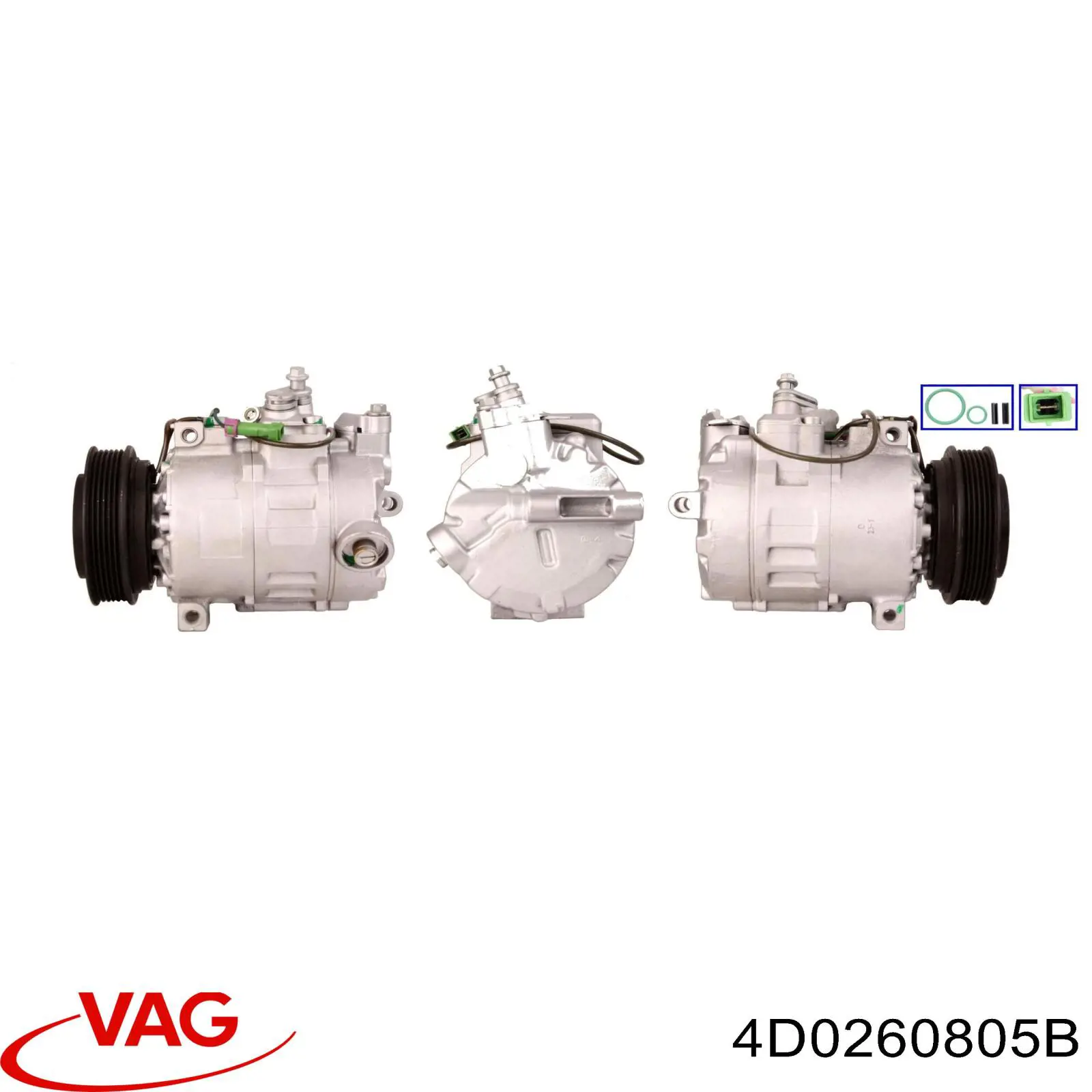 4D0260805B VAG Компресор холодоагенту