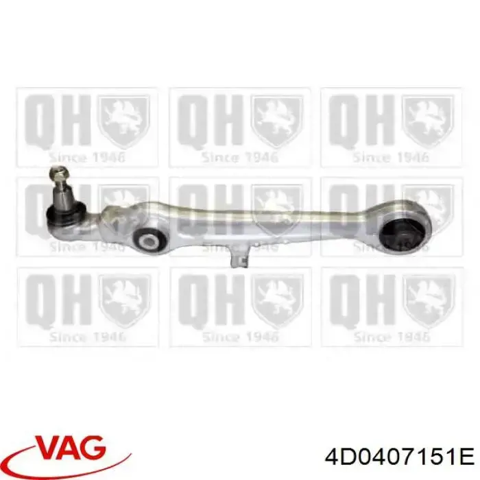 Купити 4D0407151E VAG Важіль передньої підвіски нижній, лівий/правий