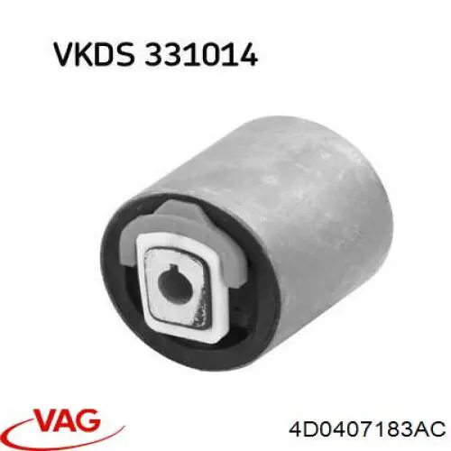 Сайлентблок переднього важеля 4D0407183AC VAG