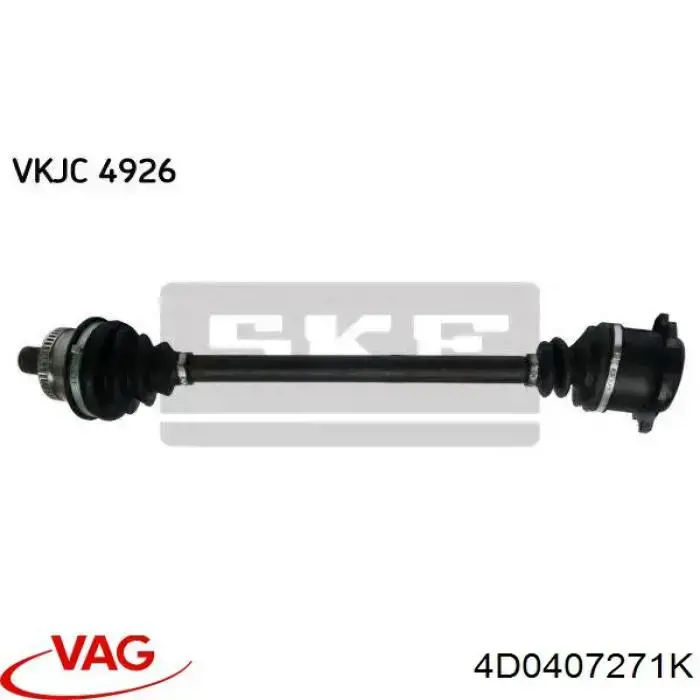 Привід передній лівий VAG 4D0407271K ціна, від 300.11 USD