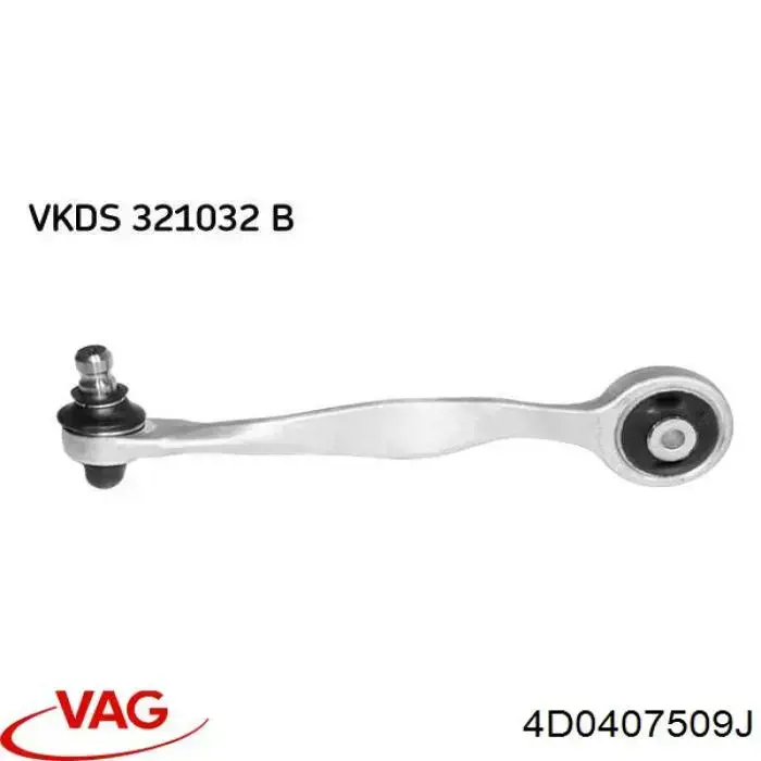 Важіль передньої підвіски верхній, лівий VAG 4D0407509J