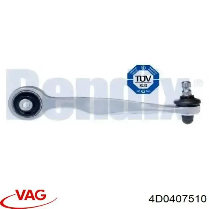 Купити 4D0407510 VAG Важіль передньої підвіски верхній, правий