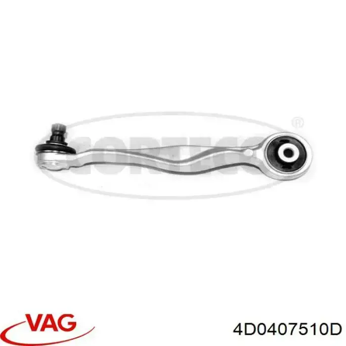Купити 4D0407510D VAG Важіль передньої підвіски верхній, правий