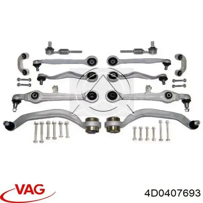 Важіль передній лівий VAG 4D0407693 ціна, від 42.46 USD