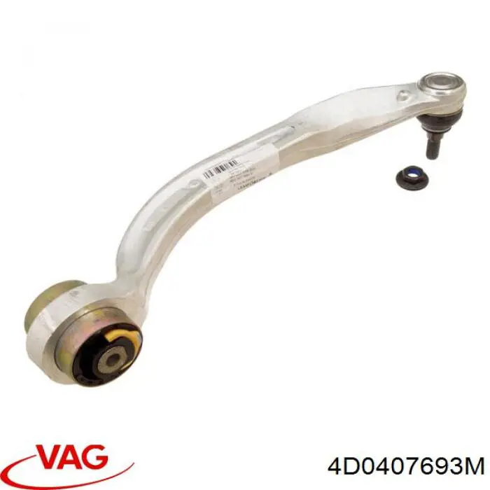 Важіль передньої підвіски нижній, лівий 4D0407693M VAG