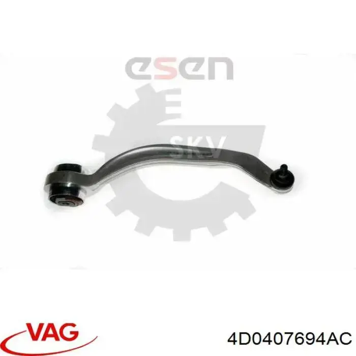 Купити 4D0407694AC VAG Важіль передньої підвіски нижній, правий