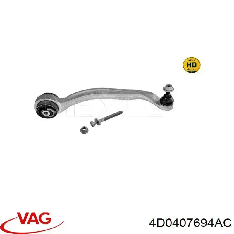 Правий важіль передній нижній підвіски VAG 4D0407694AC