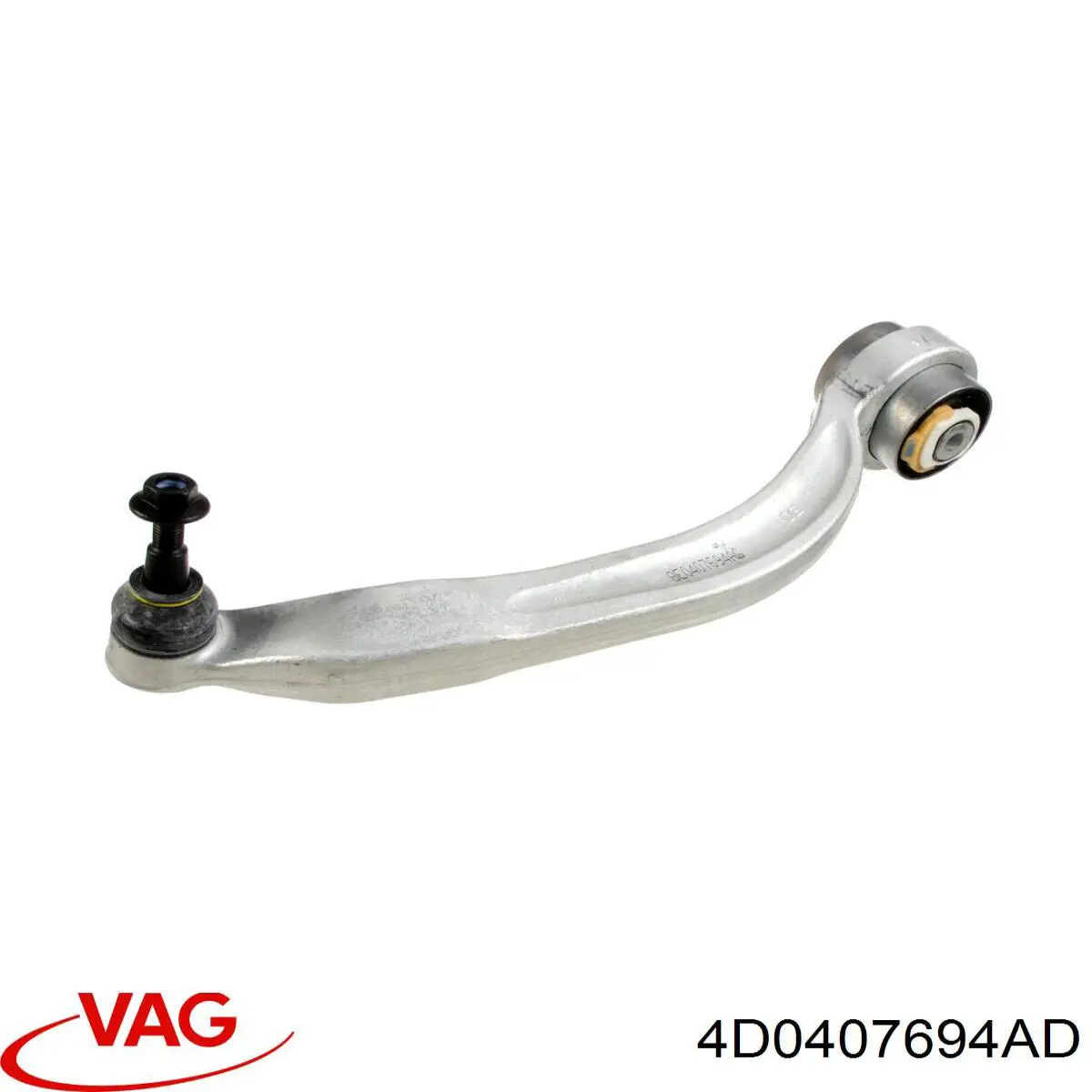 Важіль передньої підвіски нижній, правий 4D0407694AD VAG