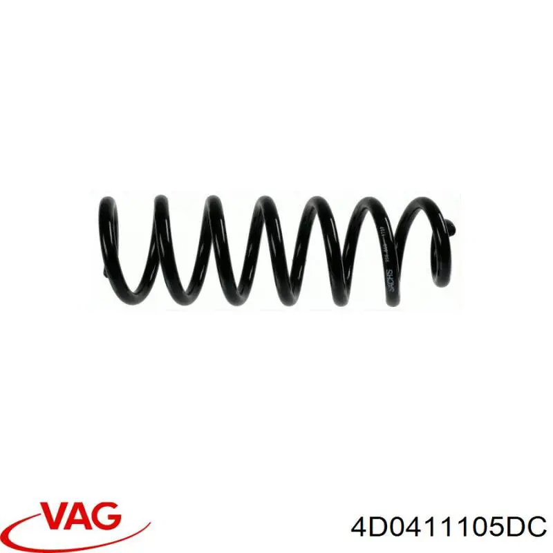 Купити 4D0411105DC VAG Гвинтова пружина підвіска