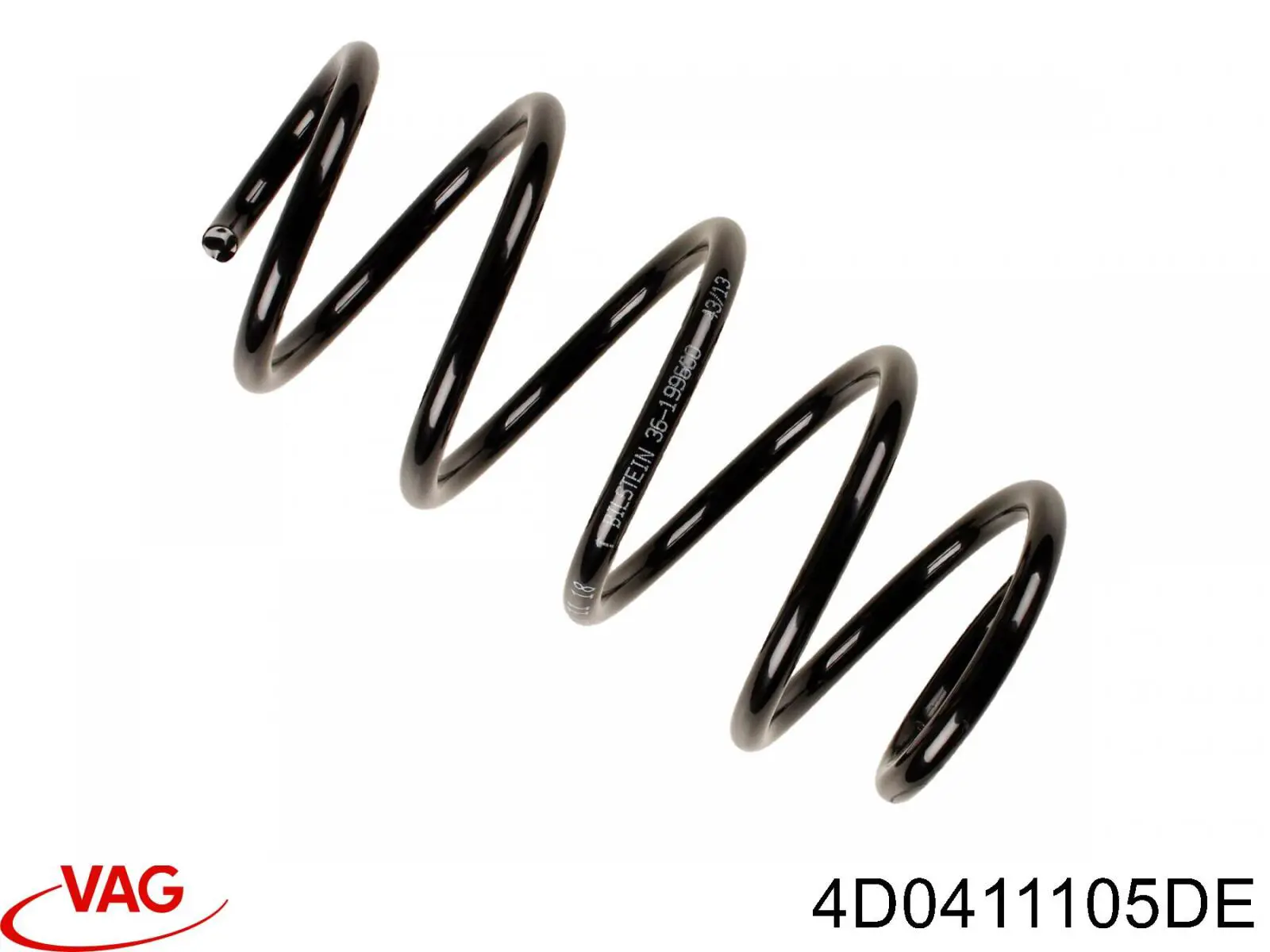 Пружина передня VAG 4D0411105DE ціна, від 34.59 USD