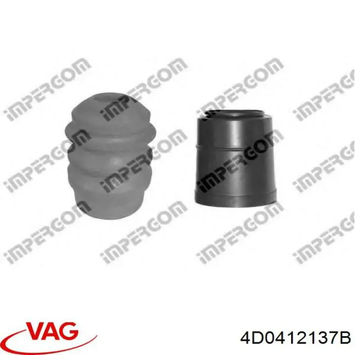 Пильник амортизатора переднього VAG 4D0412137B ціна, від 1.89 USD