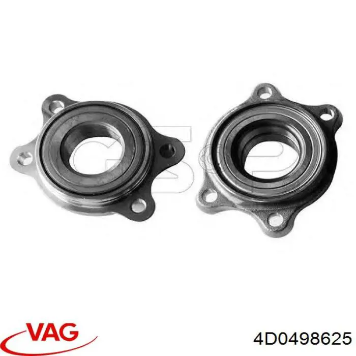 Підшипник маточини передньої/задньої VAG 4D0498625 ціна, від 41.20 USD