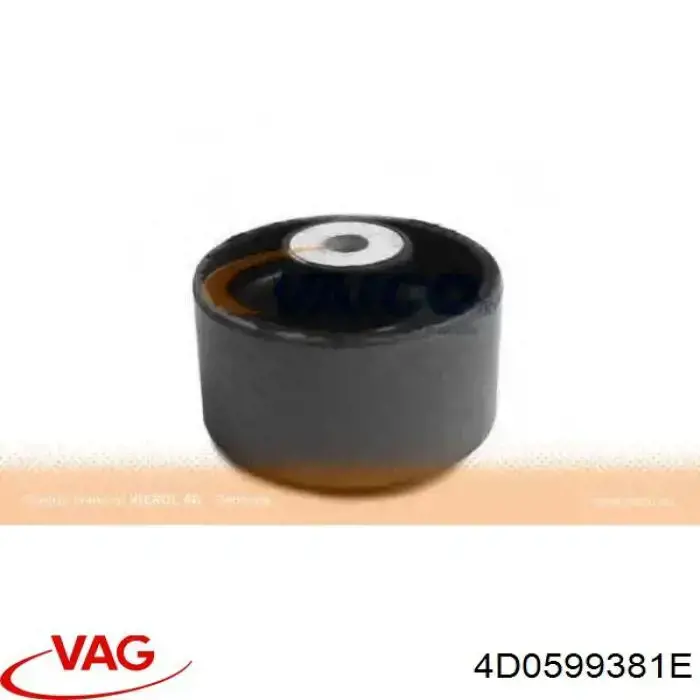 4D0599381E VAG Сайлентблок траверси кріплення заднього редуктора, передній