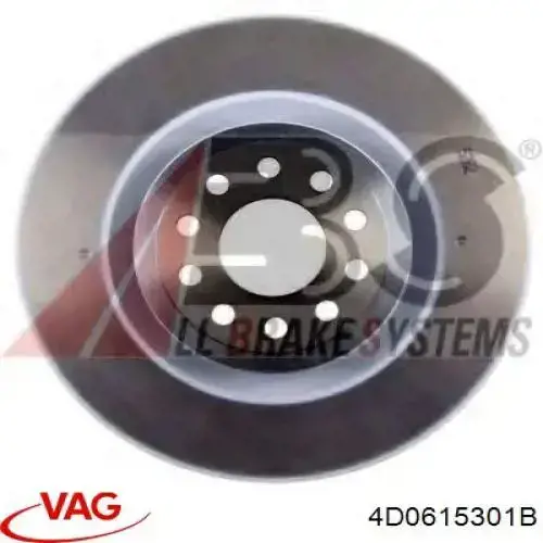 Купити 4D0615301B VAG Ротор гальмівний