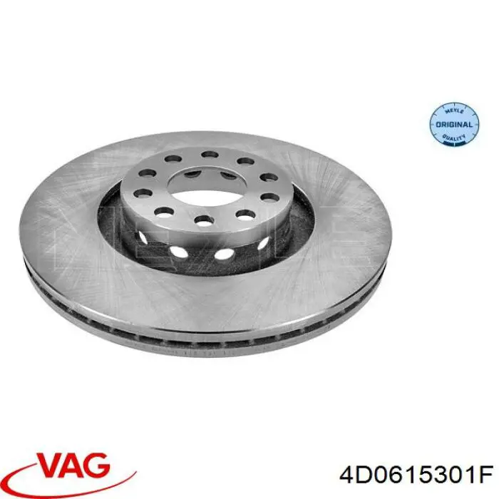 4D0615301F VAG диск гальмівний передній