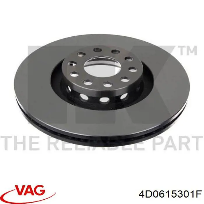 Купити 4D0615301F VAG Ротор гальмівний