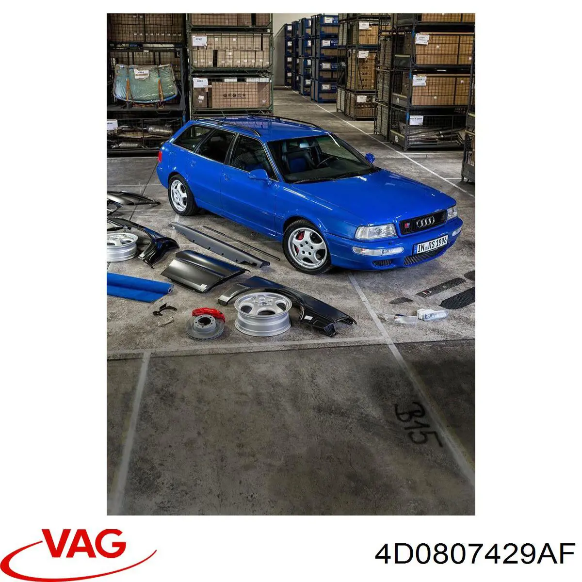 Купити 4D0807429AFGRU VAG Буфер (бампер) передній