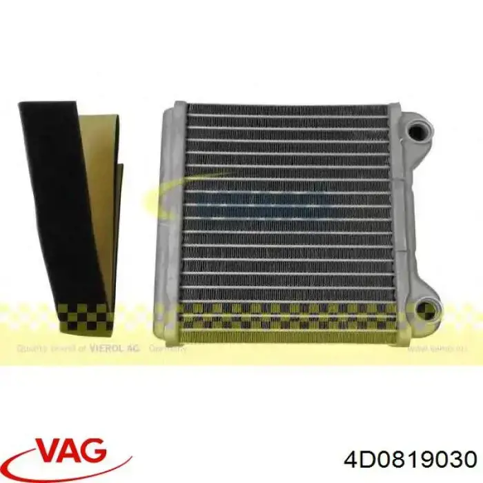 4D0819030 VAG радіатор пічки (обігрівача)