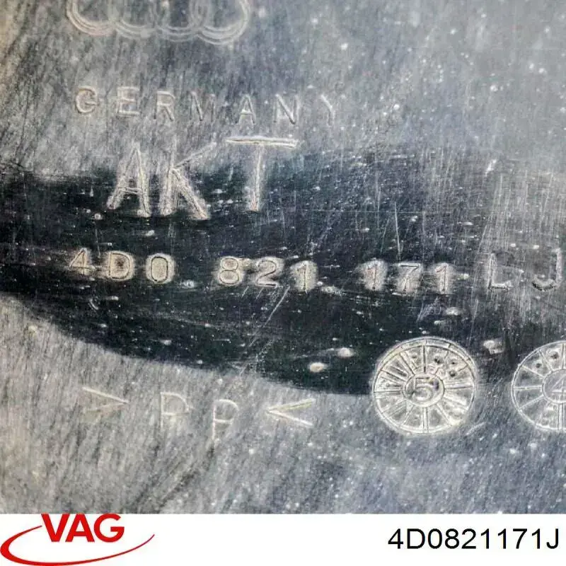 Підкрилок переднього крила, лівий передній VAG 4D0821171J ціна, від 14.39 USD
