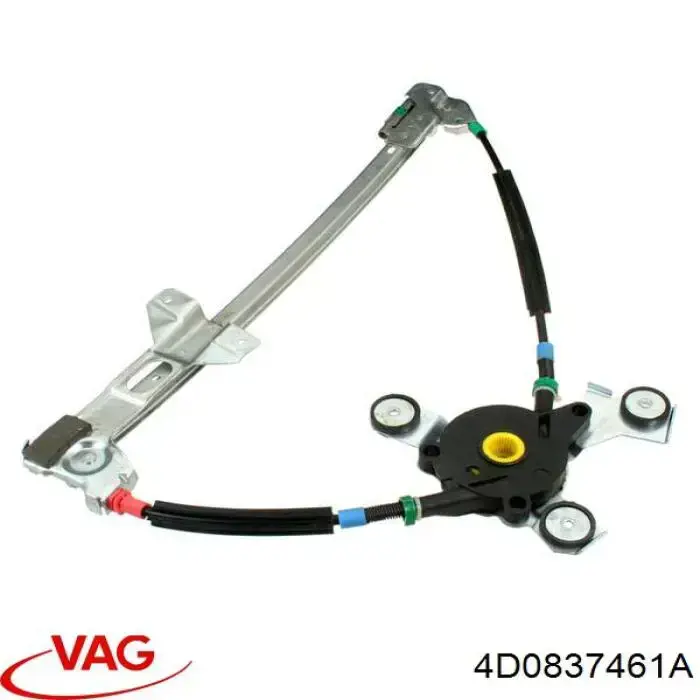 Купити 4D0837461A VAG Механізм стеклопідйомника водійських дверей
