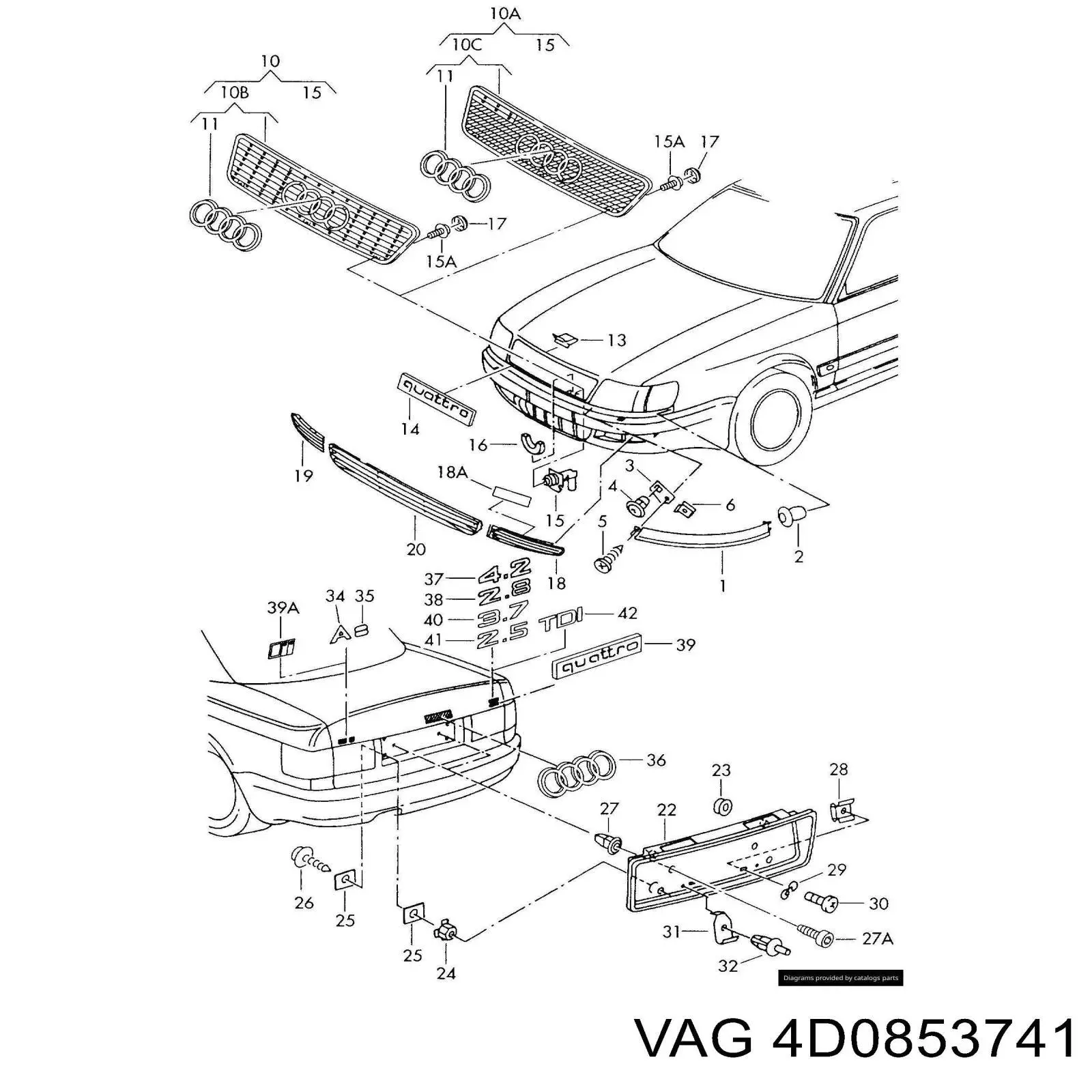 Купити 4D08537412ZZ VAG 