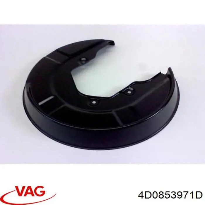 Накладка переднього лівого крила VAG 4D0853971D ціна, від 15.52 USD