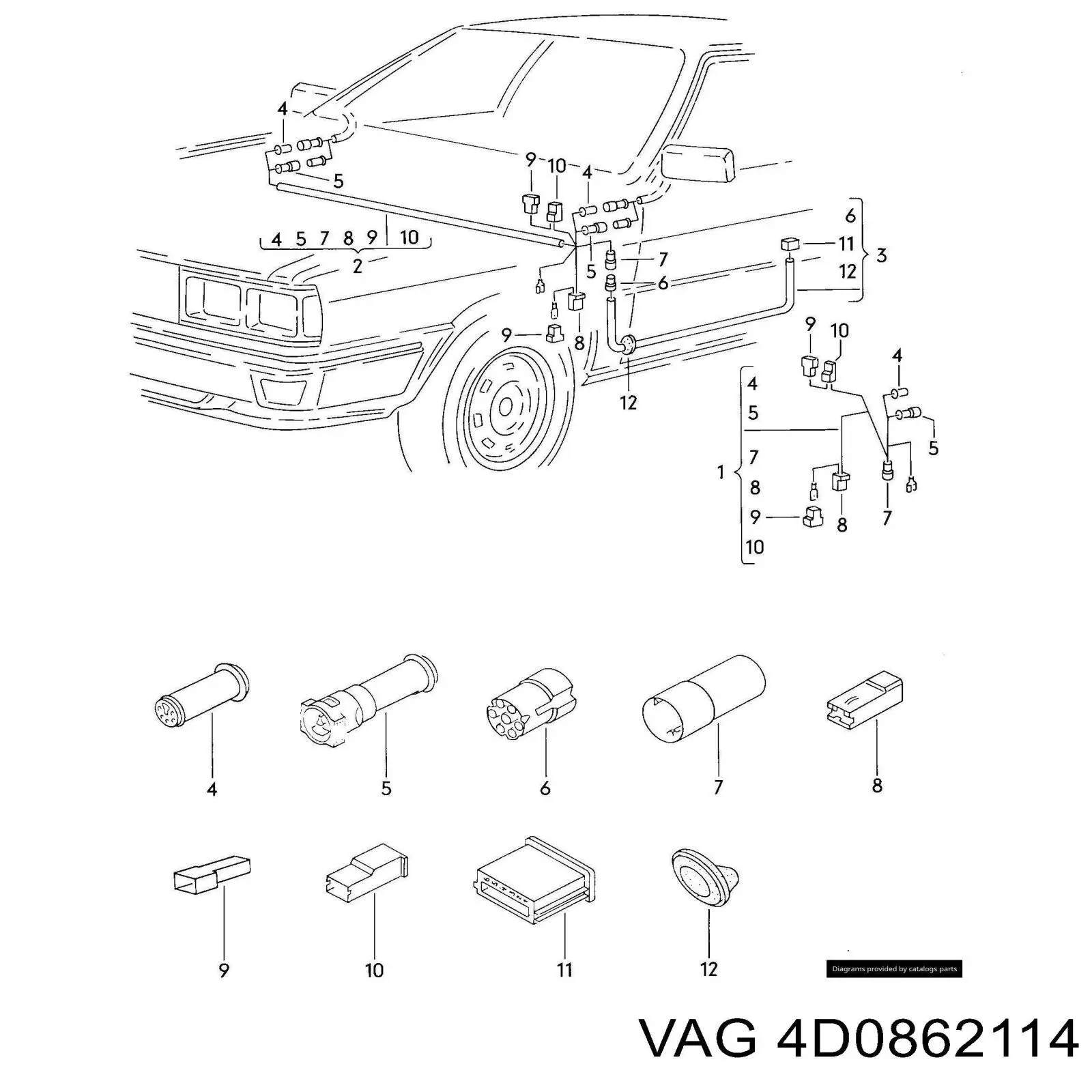 4D0862114 VAG 