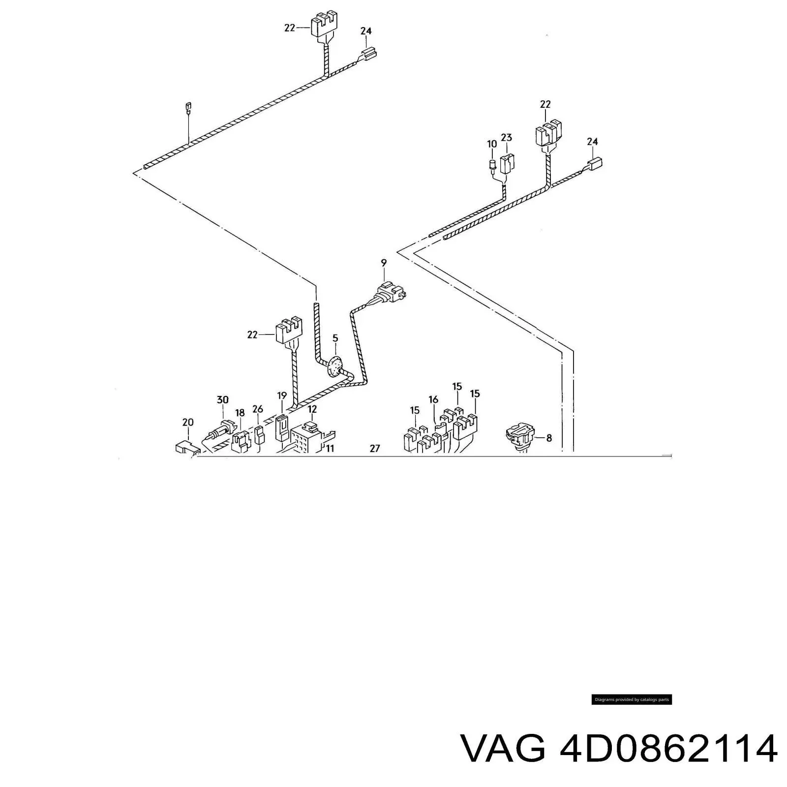  VAG 4D0862114 ціна, від 5.49 USD