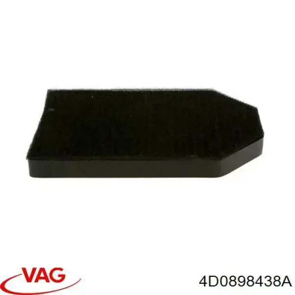 Фільтр повітряний обігрівача VAG 4D0898438A ціна, від 31.67 USD