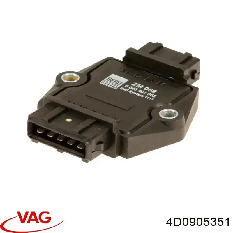 Модуль запалювання, комутатор 4D0905351 VAG