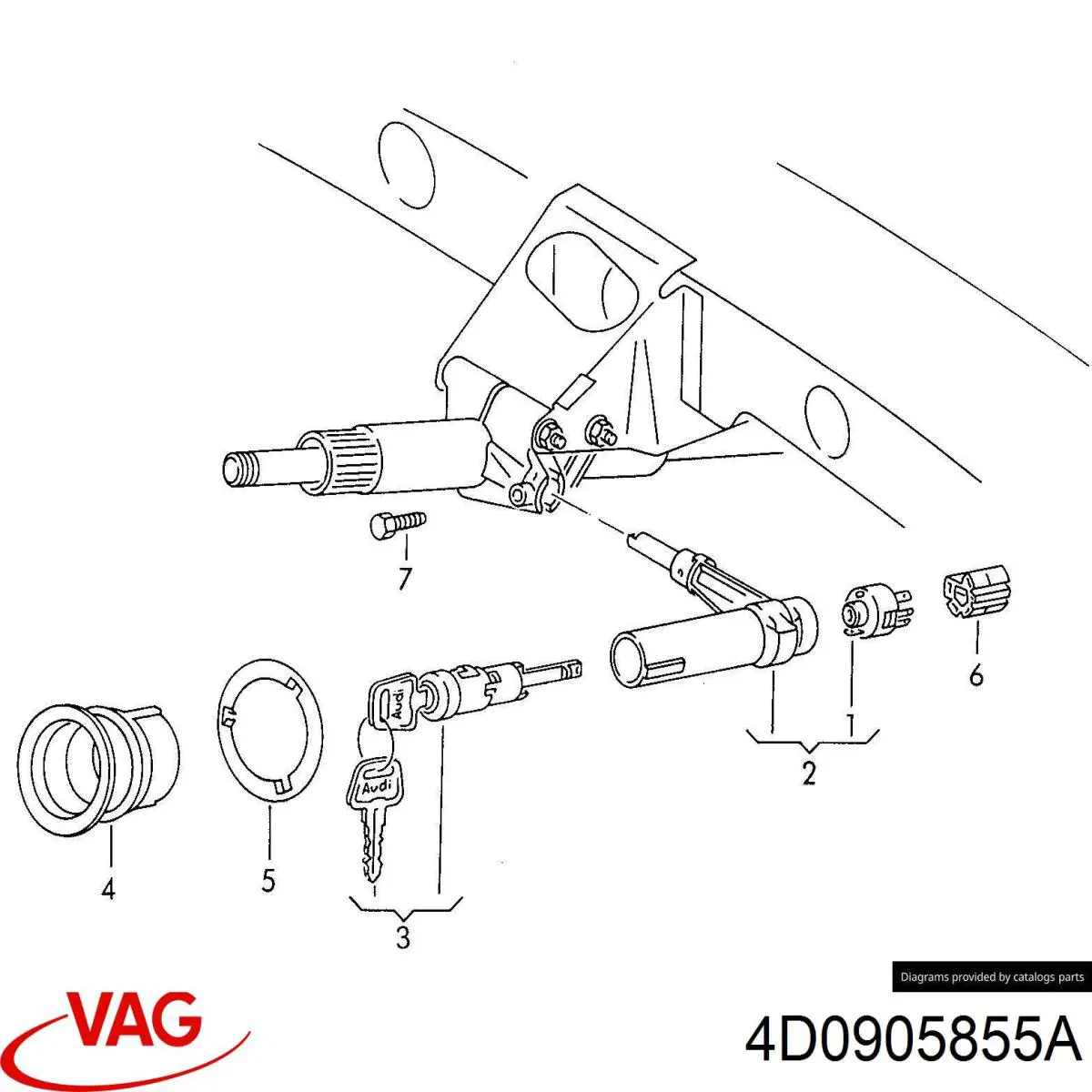  VAG 4D0905855A ціна, від 179.54 USD