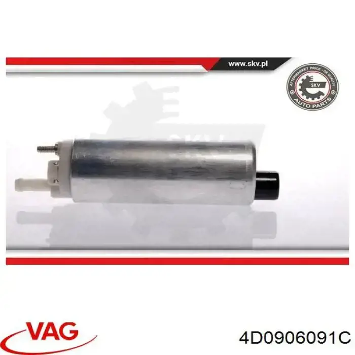 Паливний насос електричний, занурювальний VAG 4D0906091C ціна, від 37.66 USD