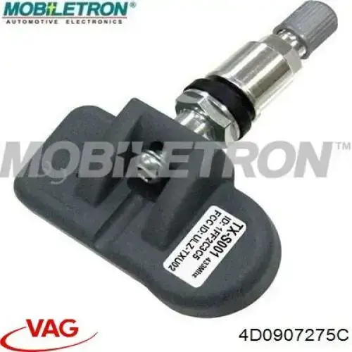 4D0907275C VAG датчик тиску повітря в шинах
