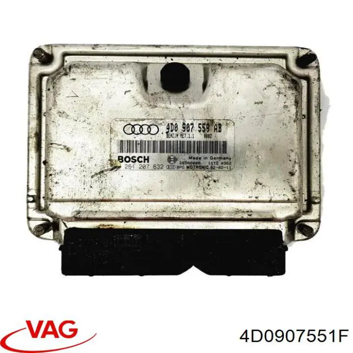 Електронний блок керування двигуном 4D0907551F VAG