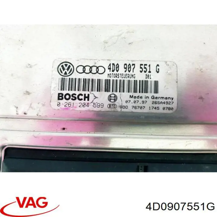 4D0907551G VAG Блок електронного управління