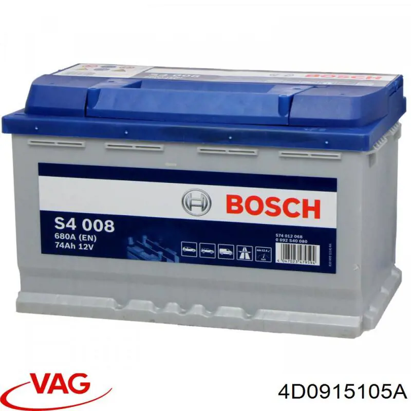 Батарея акумуляторна VAG 4D0915105A ціна, від 139.10 USD