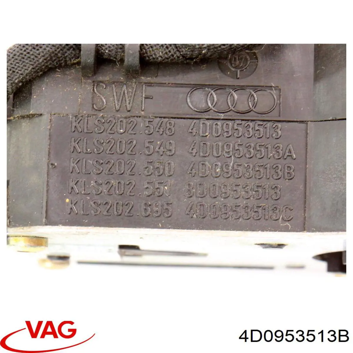 Перемикач підрульовий, лівий VAG 4D0953513B ціна, від 57.29 USD