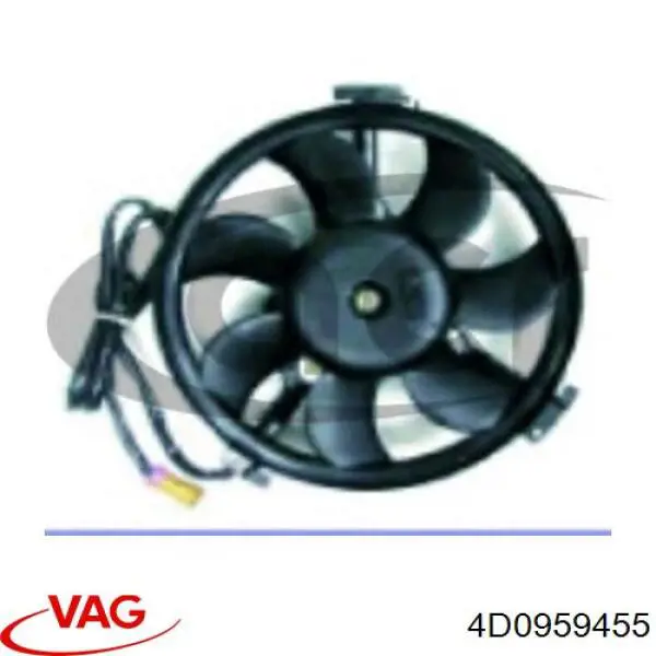 Купити 4D0959455 VAG Вентилятор/крильчатка радіатора охолодження, лівий