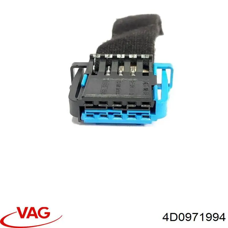 Купити 4D0971994 VAG Роз'єм (фішка) генератора