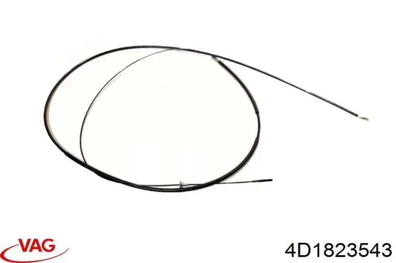 Трос відкриття капота VAG 4D1823543 ціна, від 9.72 USD