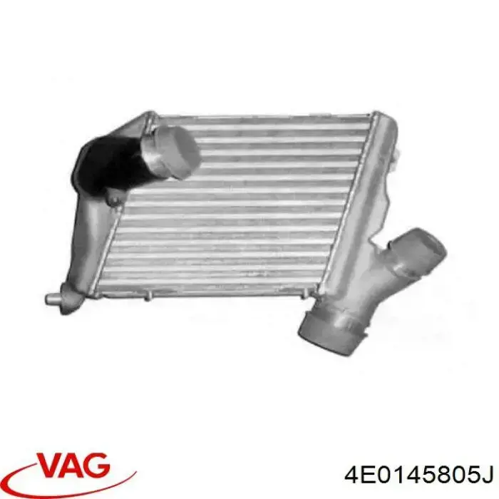 4E0145805G VAG радіатор интеркуллера