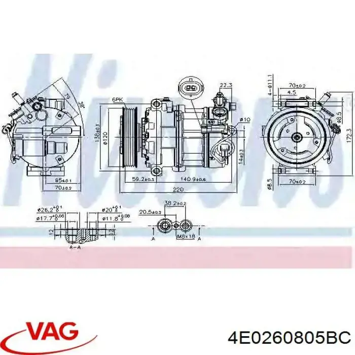 Купити 1986AD1338 Bosch Компресор кліматичної установки