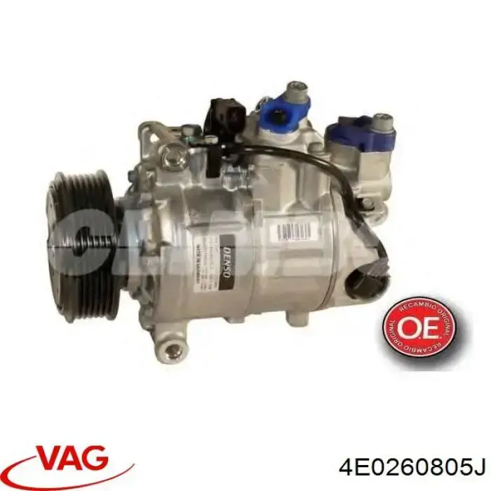 Компресор системи кондиціювання VAG 4E0260805J ціна, від 196.70 USD