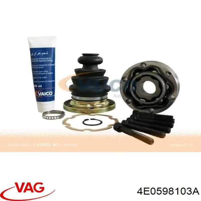 ШРУС внутрішній, задній VAG 4E0598103A ціна, від 126.69 USD