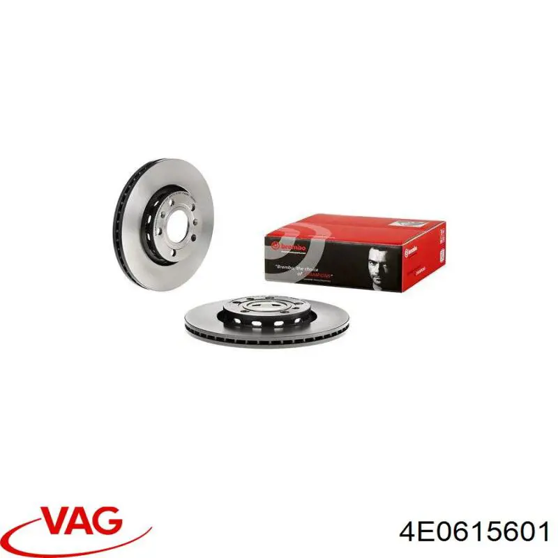 Задні дискові гальма VAG 4E0615601 ціна, від 54.81 USD