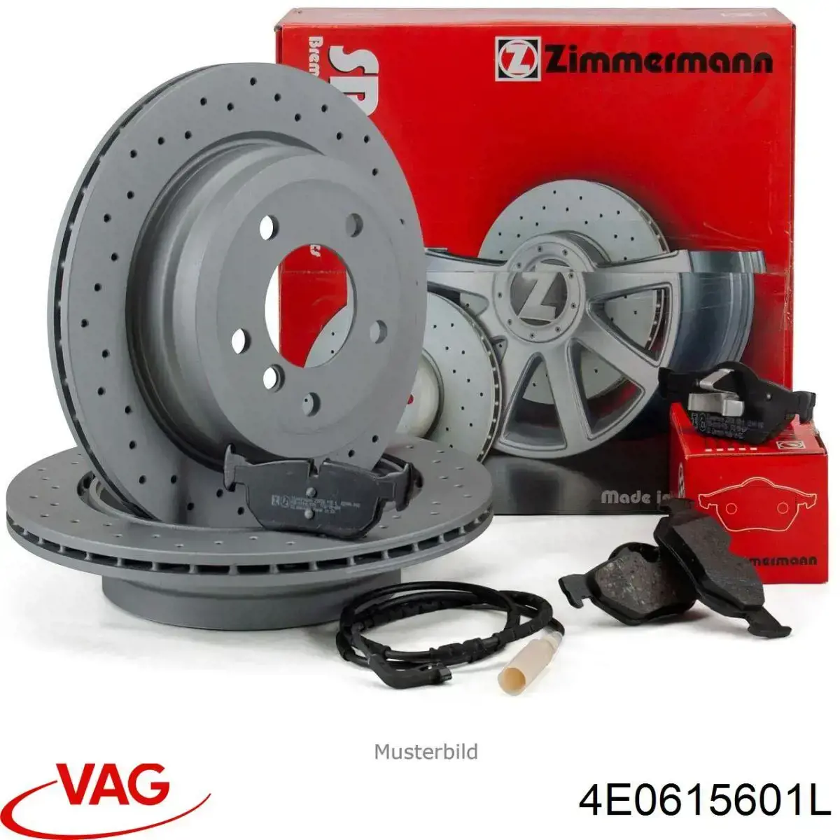 Гальмівні диски 4E0615601L VAG